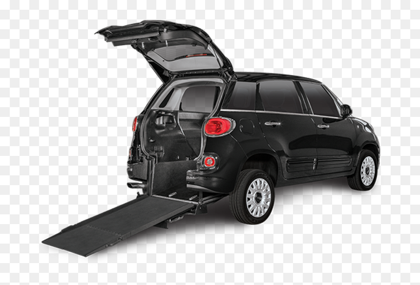 Wheelchair-accessible Fiat 500l, HD Png Download - wheelchair silhouette png