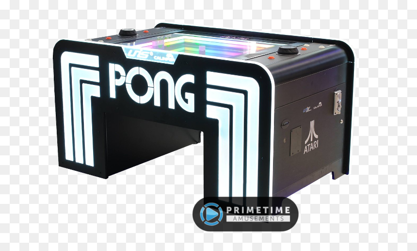 Atari Pong Arcade Table By Universal Space - Atari Pong Table Arcade, HD Png Download - atari png
