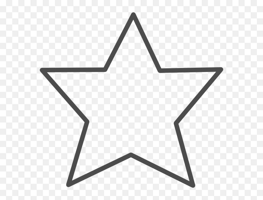 Lightning Bolt Clipart Black And White - Star Coloring, HD Png Download - white lightning bolt png