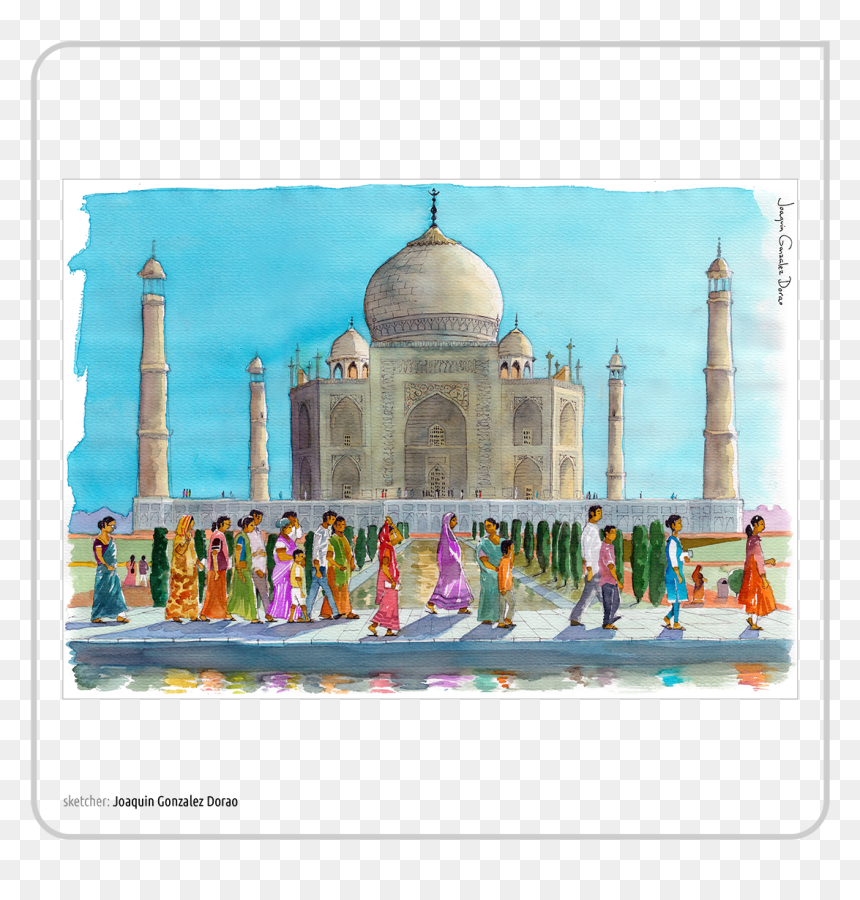 Taj Mahal, HD Png Download - taj mahal png