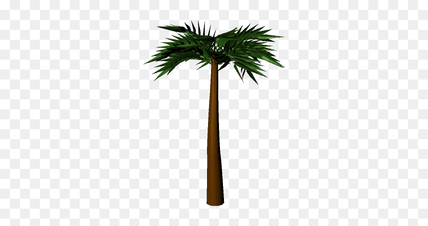 Ship And Palm Tree - 3d Palm Tree Png, Transparent Png - palmtree png
