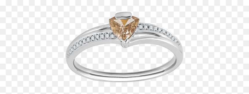 Engagement Ring, HD Png Download - gold triangle png