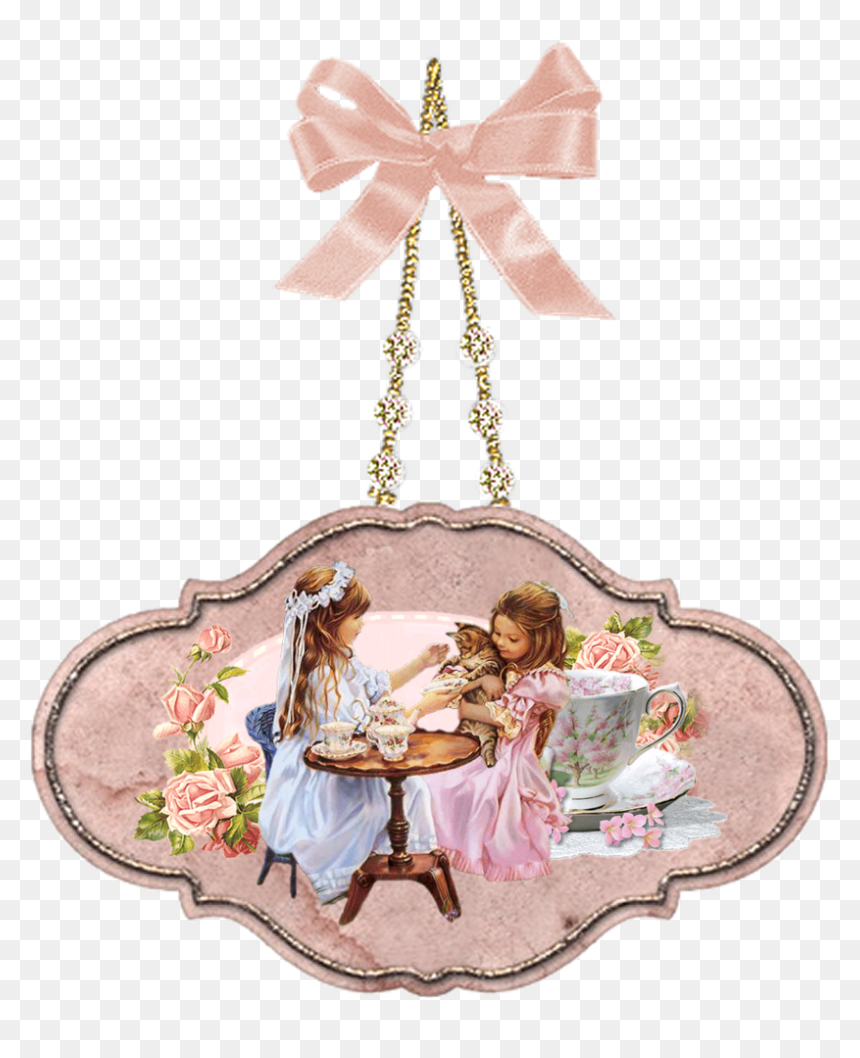 Thumb Image - Two Little Girls, HD Png Download - tea party png