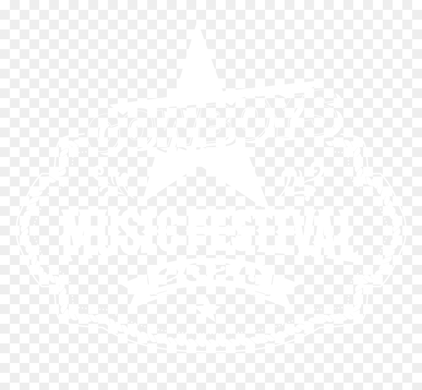 Cowboys Music Festival 2020-02 - Johns Hopkins Logo White, HD Png Download - cowboys png