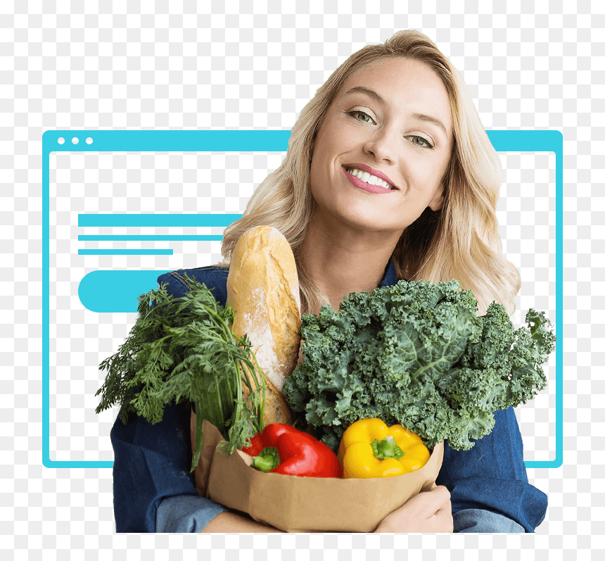 Launch Your Online Grocery Store Without Any Hassle - Vegetables Online Png, Transparent Png - grocery png