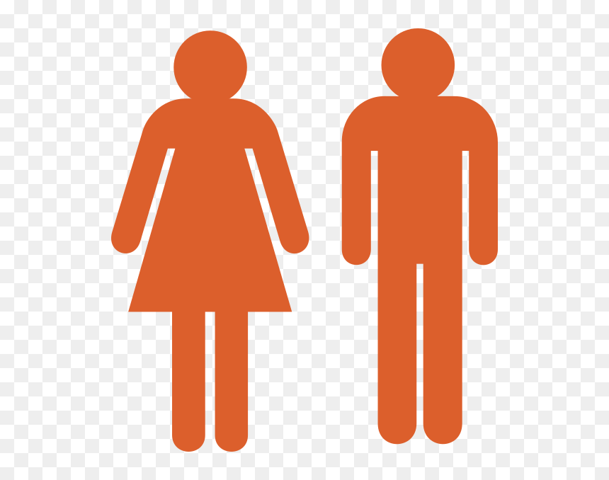 Comfort Room Male Female, HD Png Download - stick person png