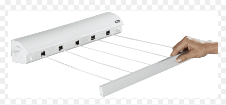 Wenko® Extendable Wall Clothesline "
 Class="lazyload"
 - Séchoir À Linge Extensible, HD Png Download - clothesline png