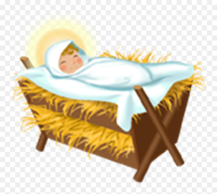 Jesus Crib Png - Baby Jesus In A Manager, Transparent Png - crib png