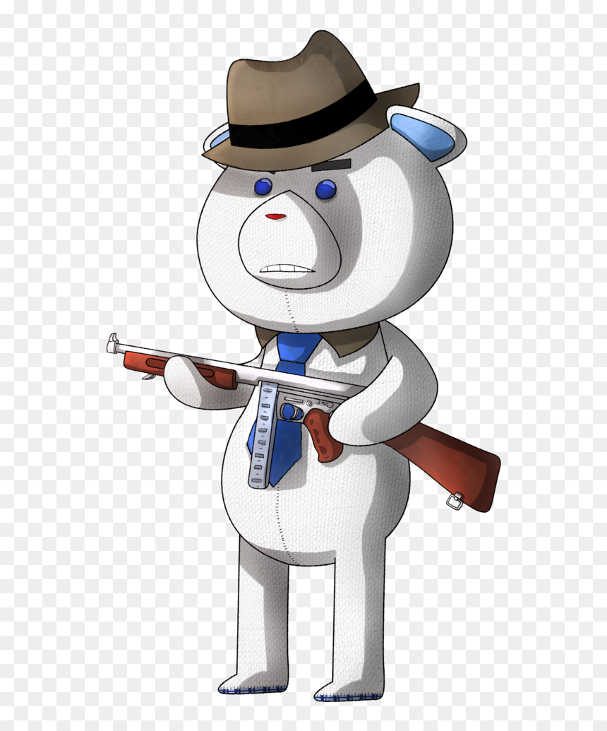 My Teddy Bear Is A Mafioso - Cartoon, HD Png Download - mafia png