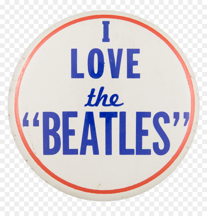 I Love The Beatles I Heart Buttons Button Museum , - Love The Beatles Pin, HD Png Download - the beatles png