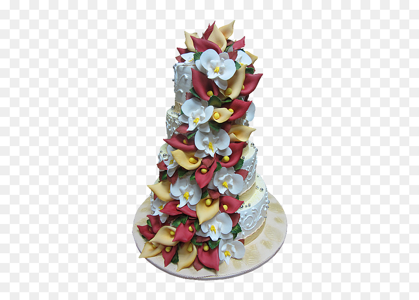 Wedding Cake Png Free Image Download - Garden Roses, Transparent Png - wedding cake png