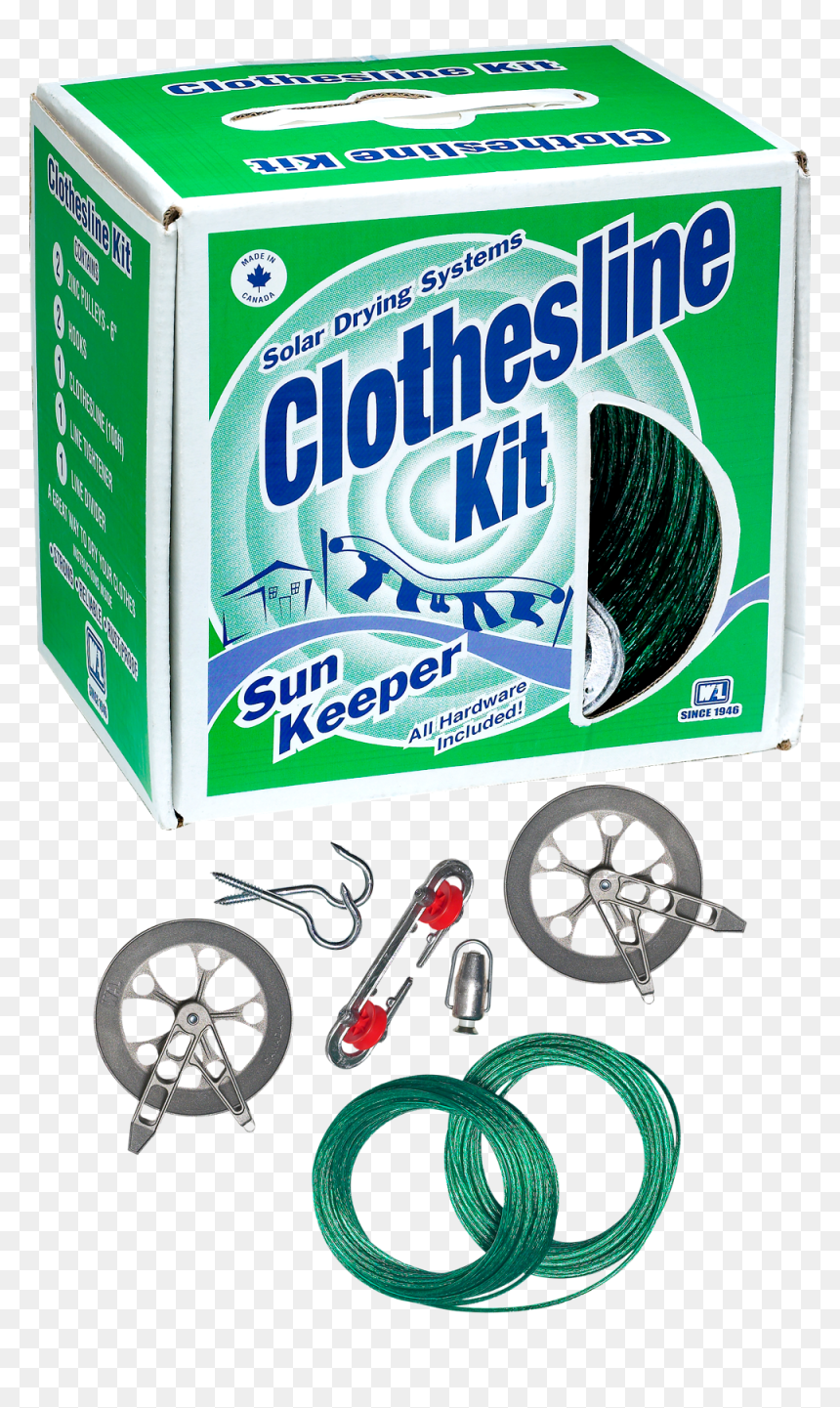Outdoor Clothesline Kit - Clothesline Kit, HD Png Download - clothesline png