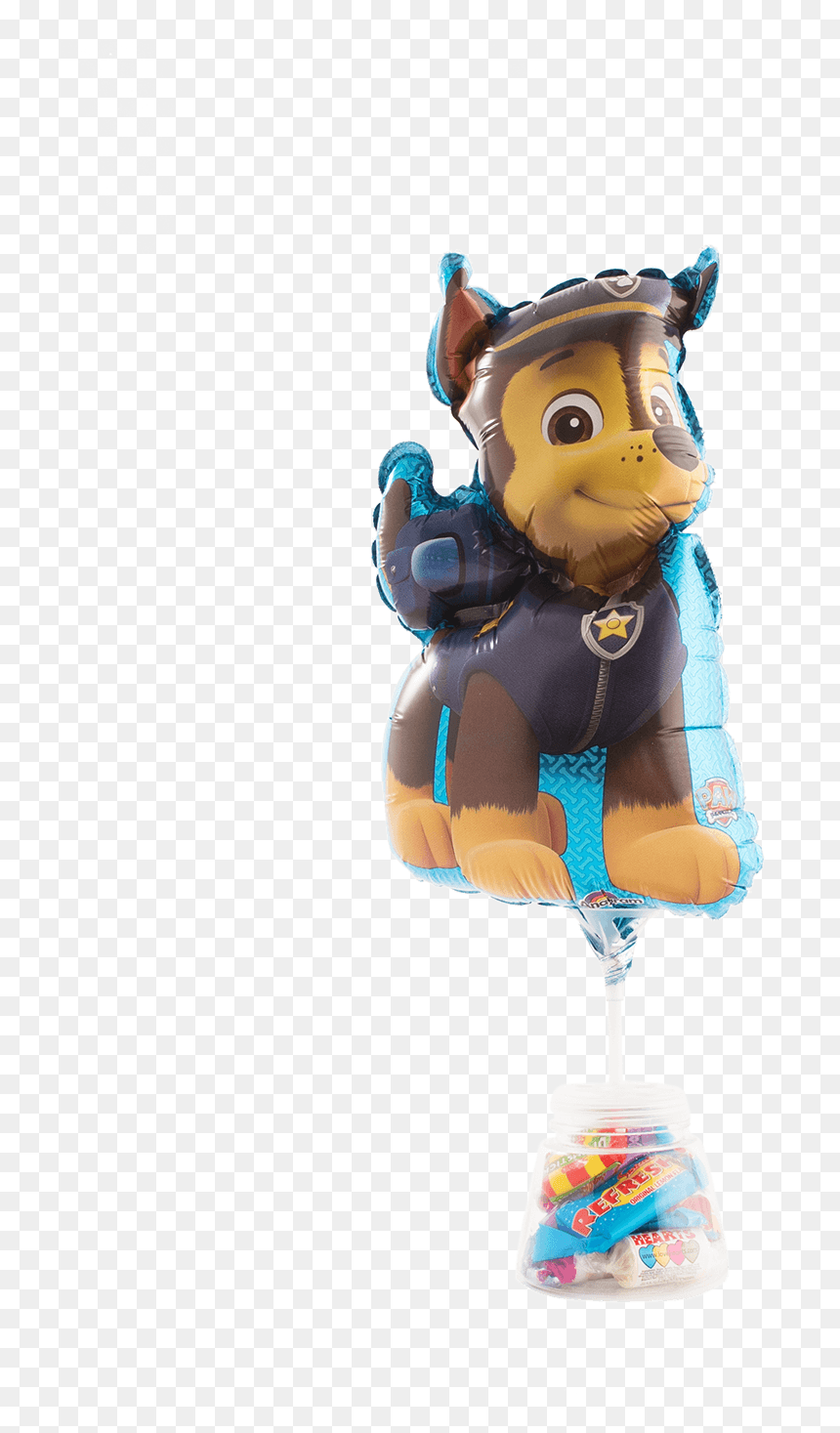 Chase Micro Foil Balloon - Cartoon, HD Png Download - chase paw patrol png