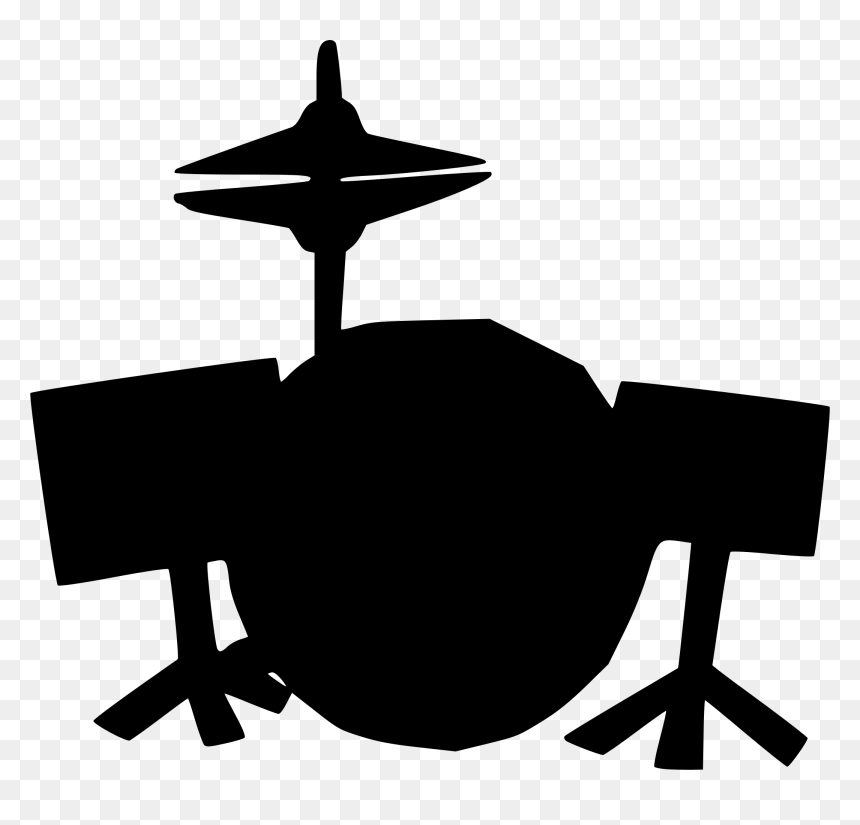 Drum Set Clip Arts - Clip Art Drumset, HD Png Download - drum set png