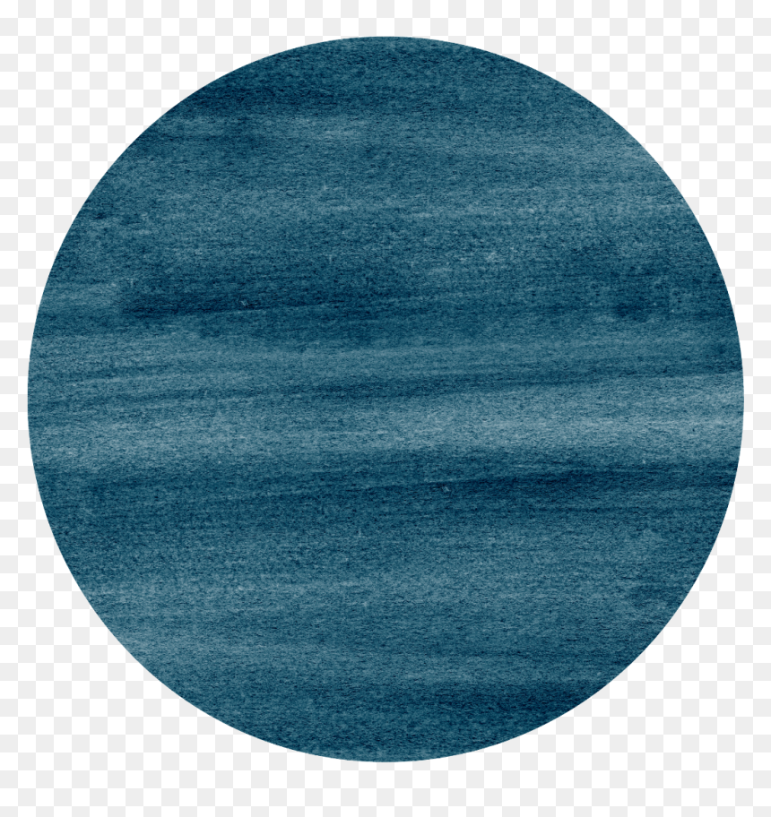 Circle Blue Watercolor Watercolour Ftestickers - Blue Watercolor Circle Png, Transparent Png - circle png image