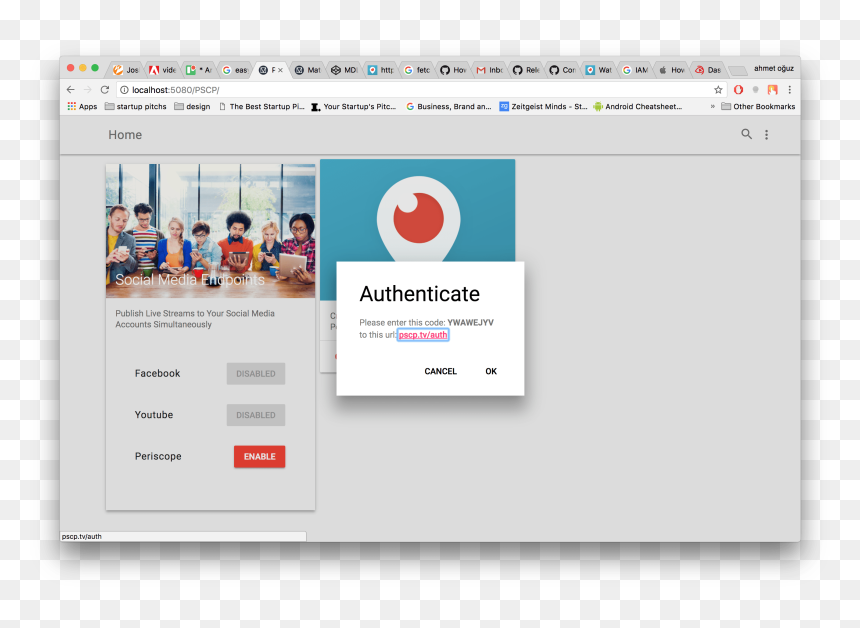 Enter User Code For Periscope Producer Api - Portable Network Graphics, HD Png Download - periscope icon png