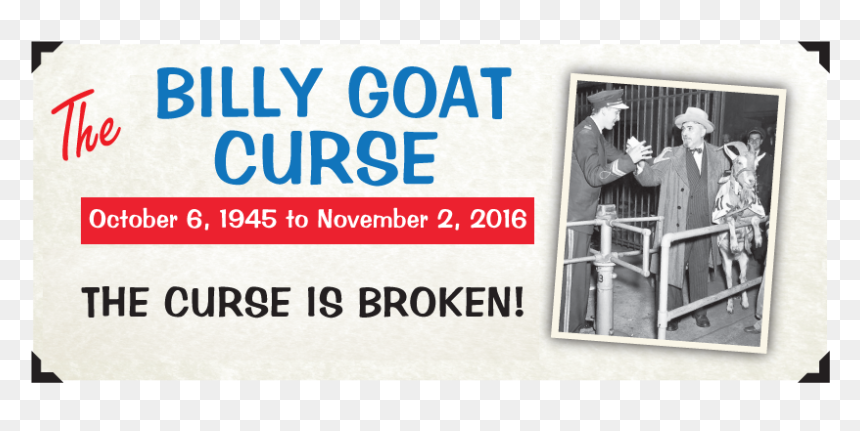 Curse Of The Billy Goat, HD Png Download - chicago cubs png