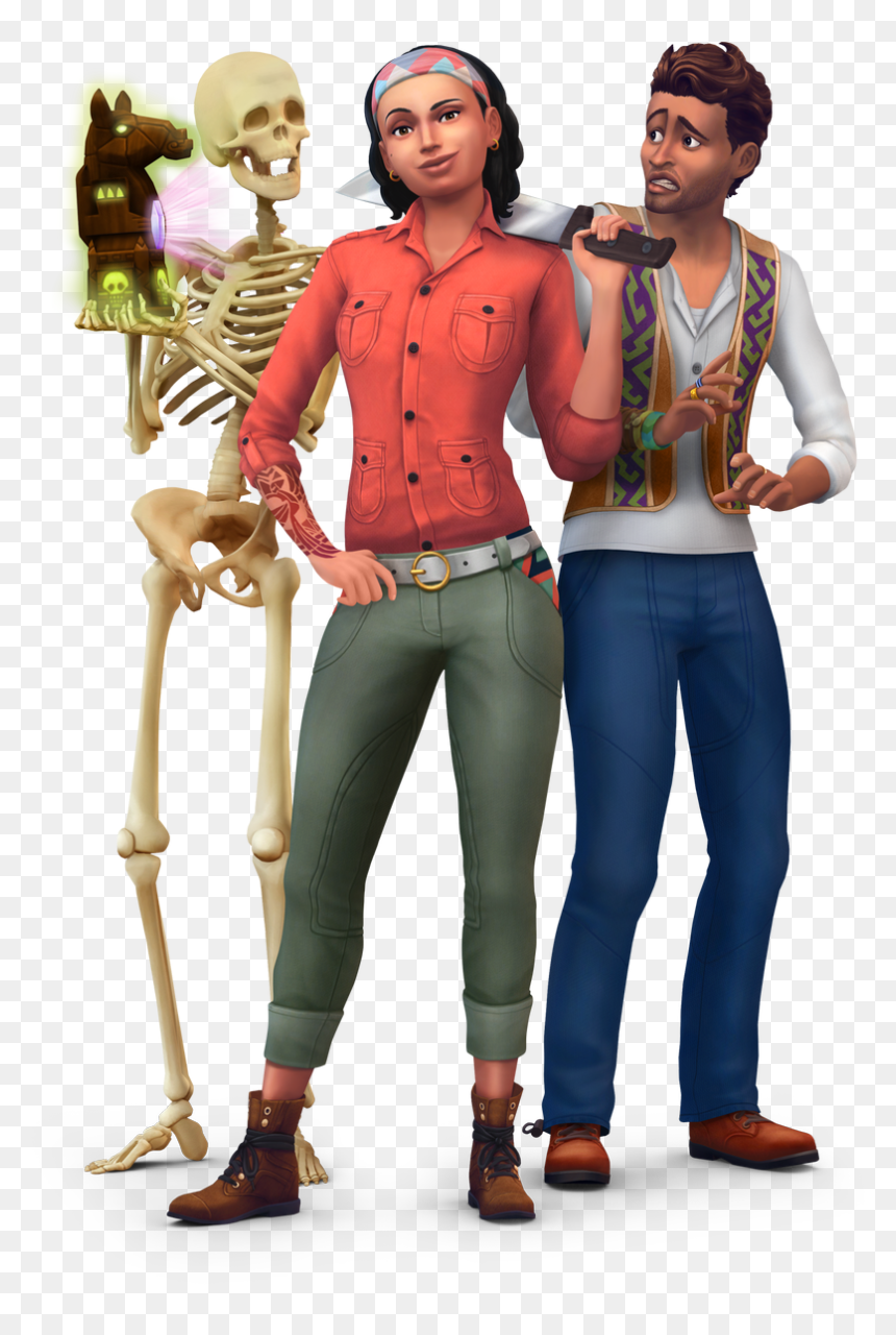 Starting With The Cas Review For The Sims 4 Jungle - Sims 4 Jungle Adventure, HD Png Download - sims png