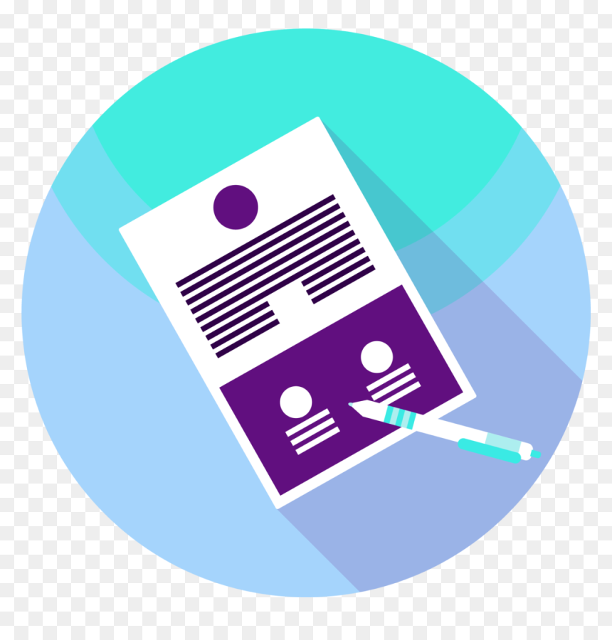 Pen And Paper Icon Transparent , Png Download - Pen Paper Icon Png Circle, Png Download - pen and paper png