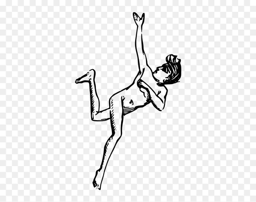 Falling Man - Man Falling Line Art Png, Transparent Png - person falling png