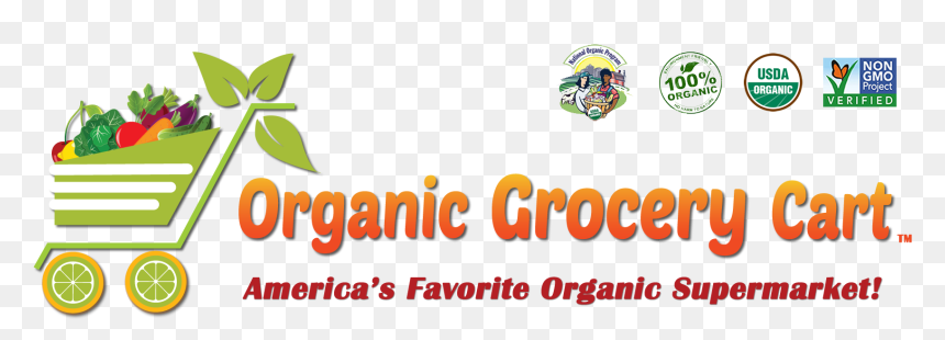 Organic Grocery Cart - Graphic Design, HD Png Download - grocery png