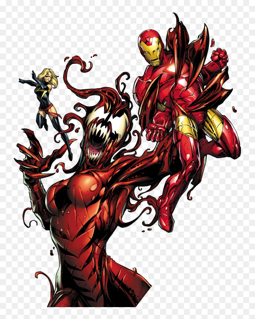 Venom Infect , Png Download - Female Yandere X Male Reader, Transparent Png - carnage png