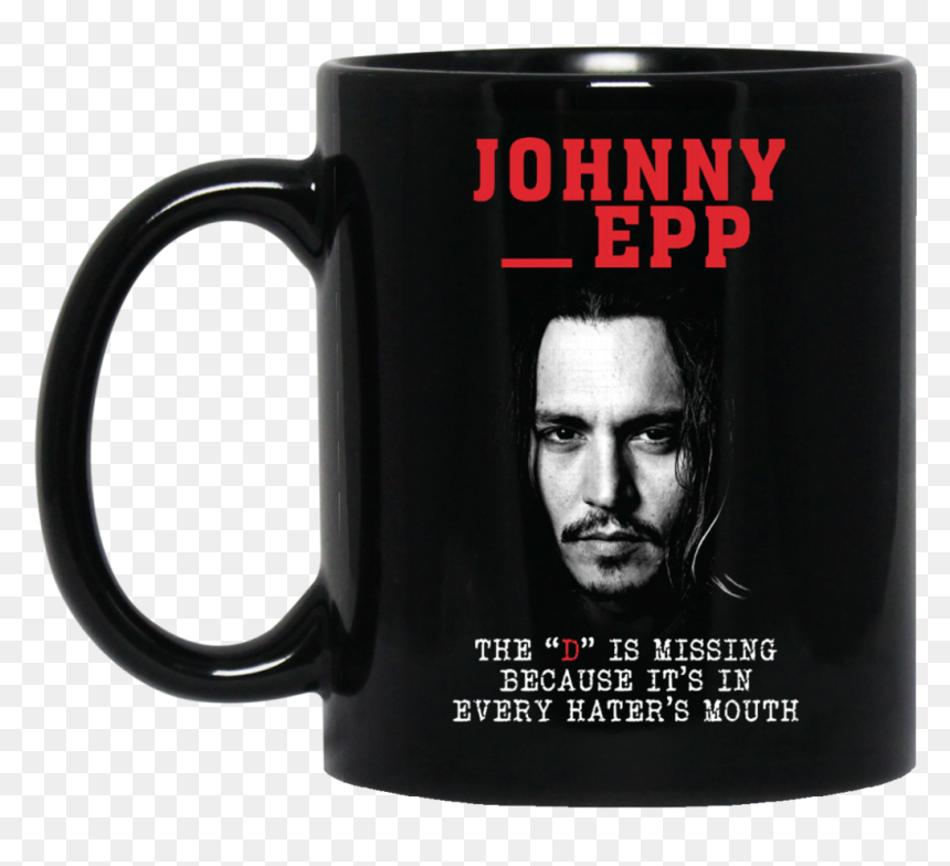 The D Is Missing Mug Johnny Depp Coffee Mug Tea Mug - Beer Stein, HD Png Download - johnny depp png