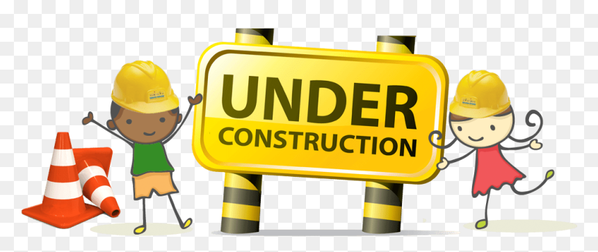 Kids - Coming Soon Website Under Construction, HD Png Download - construction sign png
