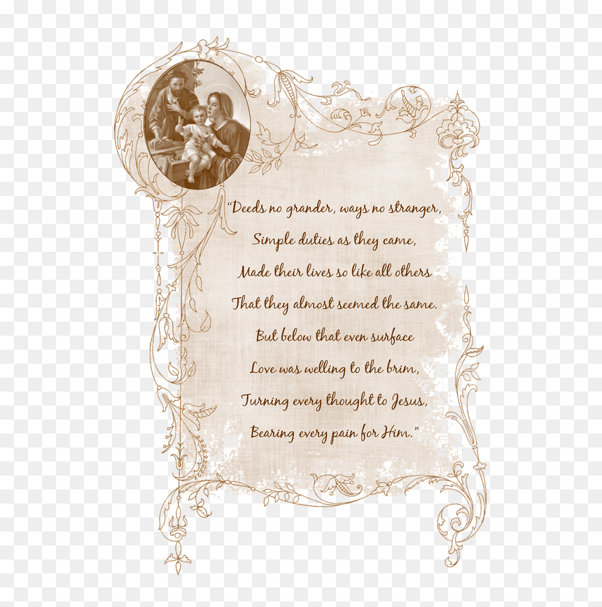 Holy Family Quote, HD Png Download - family quotes png