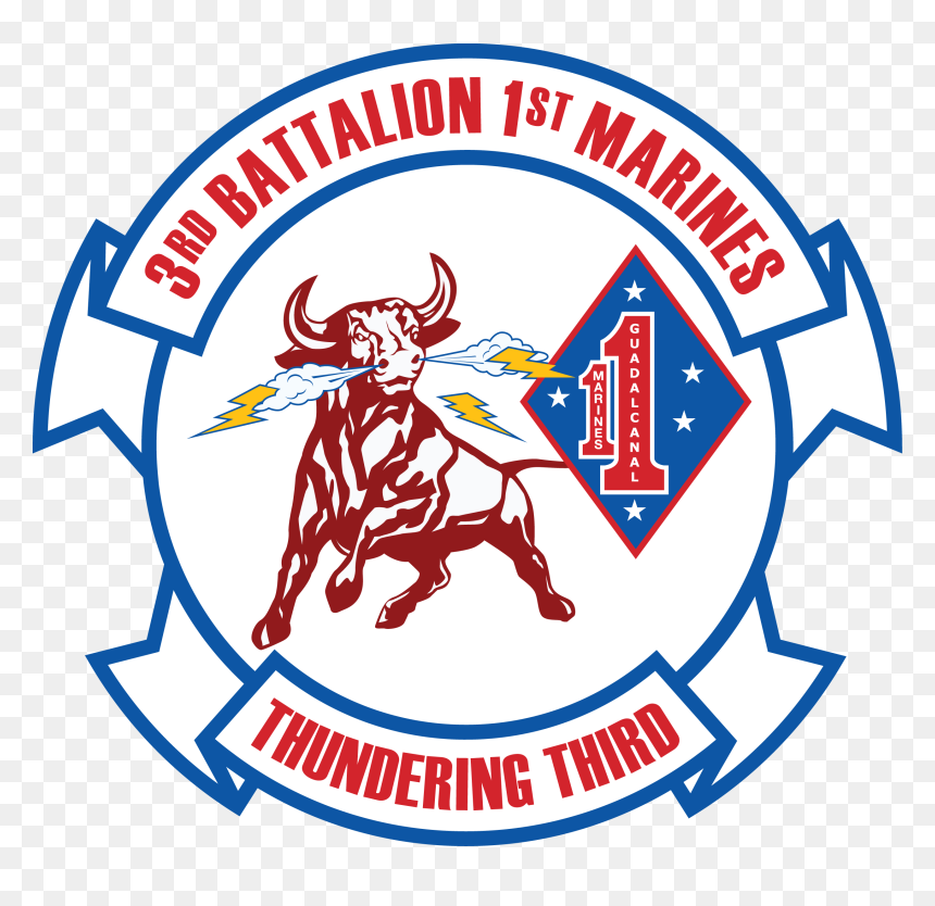 3rd Battalion 1st Marine Regiment Of United States - Usmc 3rd Battalion 1st Marines, HD Png Download - usmc logo png