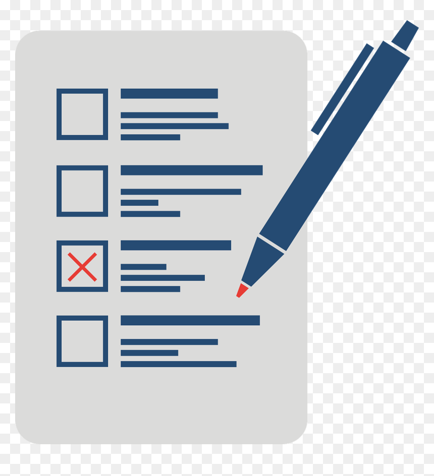 Petition Symbol For Votes, HD Png Download - pen and paper png
