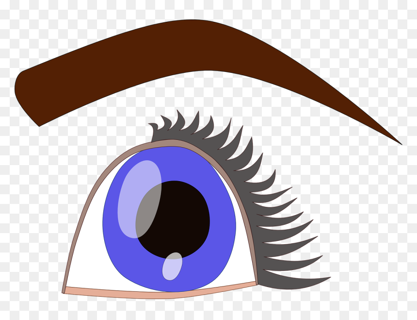 Blue,eye,blue Eye,free Vector Graphics,free Pictures, - حاجب كرتون, HD Png Download - blue eye png