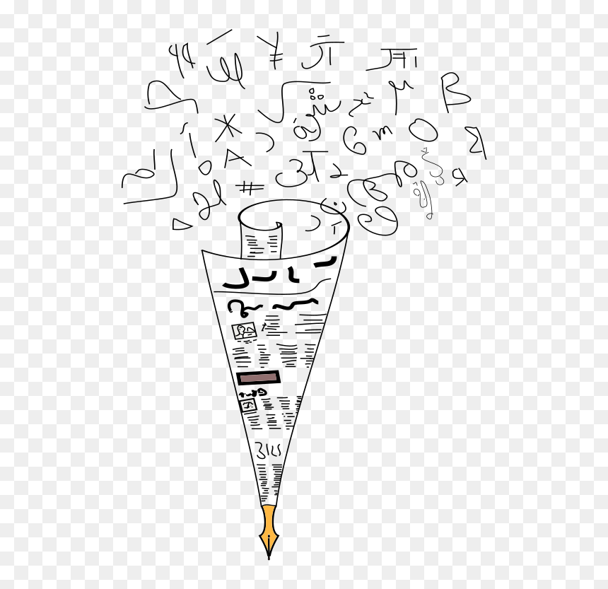 Paper Pen - Pena Dan Kertas Png, Transparent Png - pen and paper png