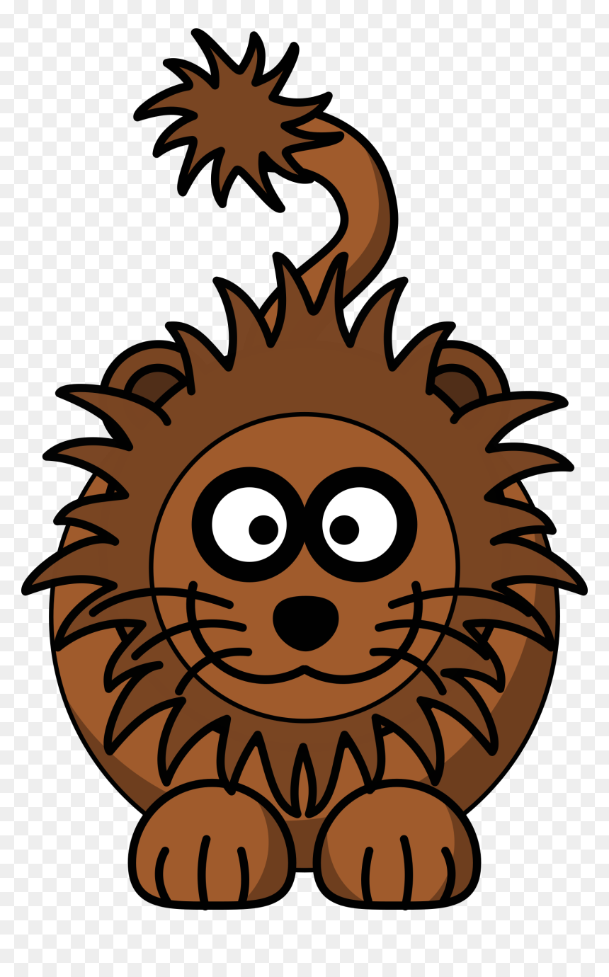 Cartoon Lion Brown Encode Clipart To Base Png - Clipart Cartoon Lion, Transparent Png - base png
