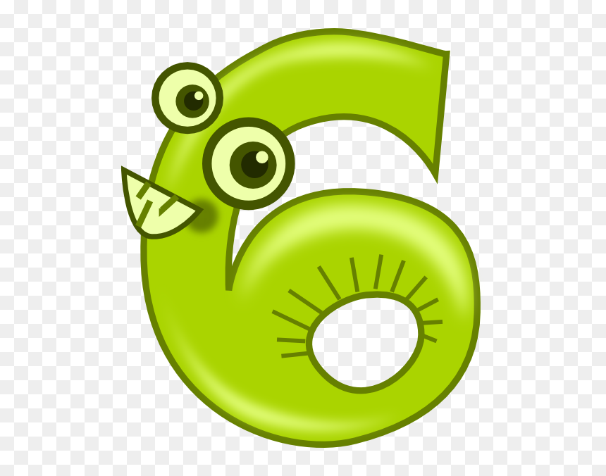 Number 6 Clip Arts, HD Png Download - math clipart png