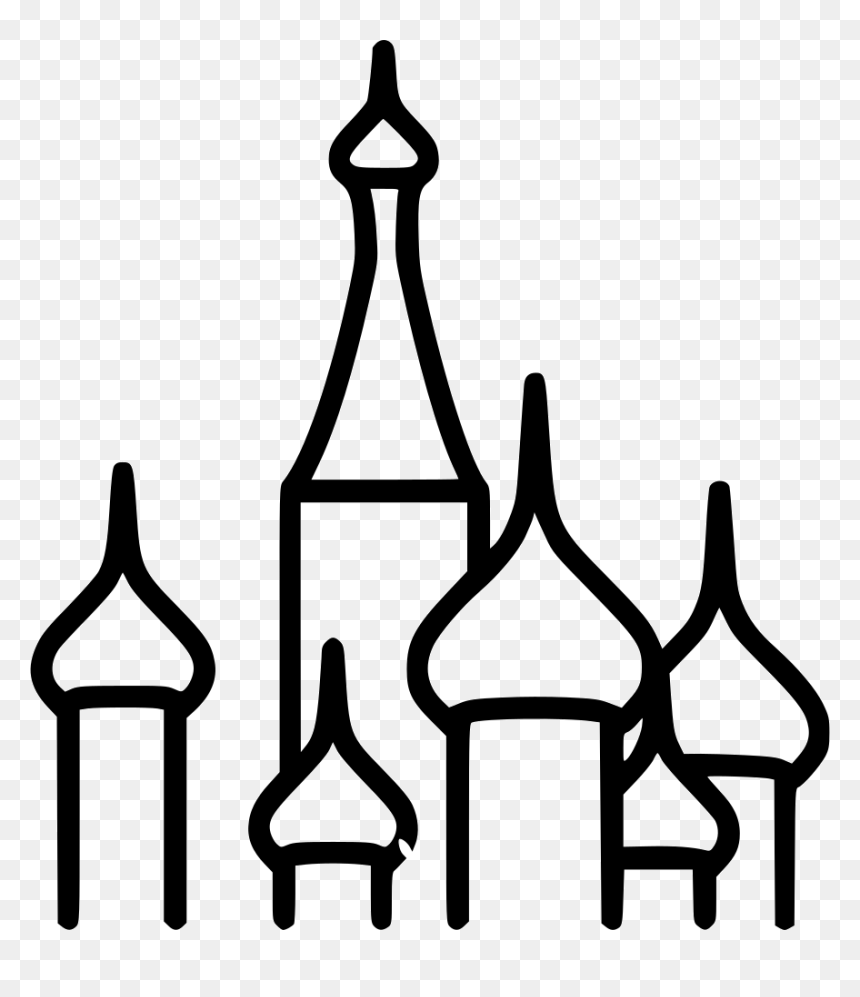 St Basil Cathedral Moscow - Free Moscow Icon, HD Png Download - basil png