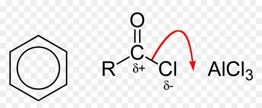Friedel Crafts Acylation Step 1 - Formaldehyde Structure, HD Png Download - crafts png