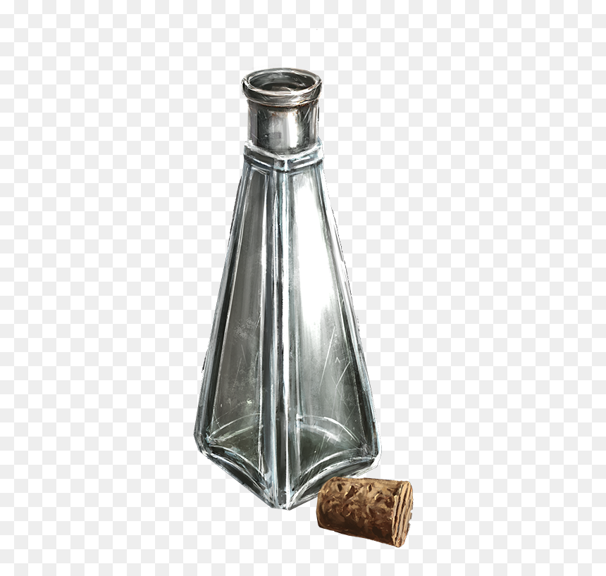 Emptybottle - Glass Bottle, HD Png Download - empty bottle png