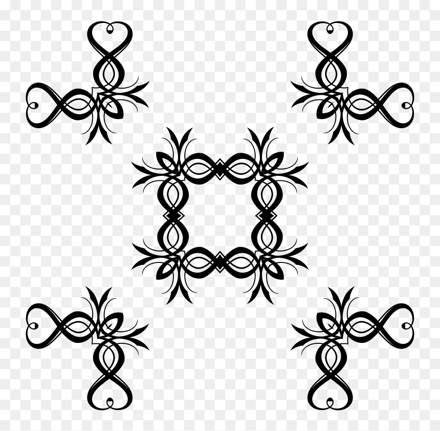 Tribal Design Frame - Clip Art, HD Png Download - tribal design png