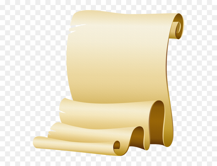 Parchment Et Labels - Scroll With Feather Pen, HD Png Download - pen and paper png
