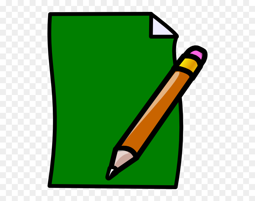 Paper Clipart Ballpen - Cliparts Paper And Pencil, HD Png Download - pen and paper png