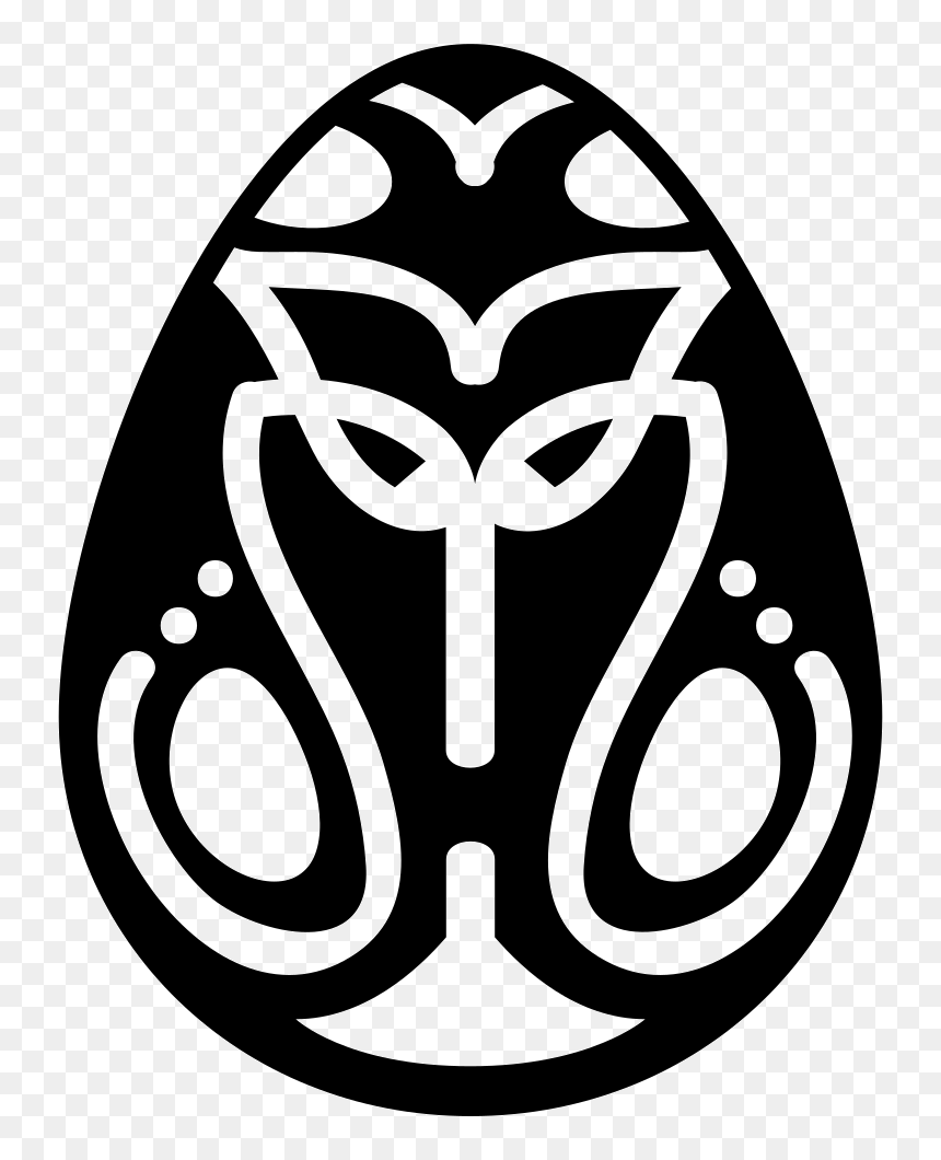Easter Eggs With Tribal Design Decoration - Logo Tribal Food Png, Transparent Png - tribal design png