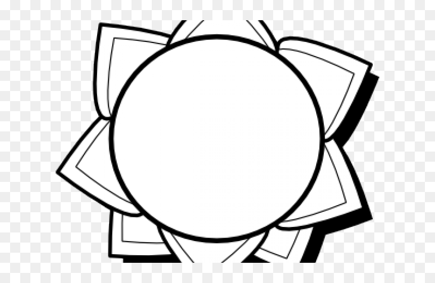 Sunrise Clipart Wake Up Sun - Outline Of A Sun, HD Png Download - black sun png