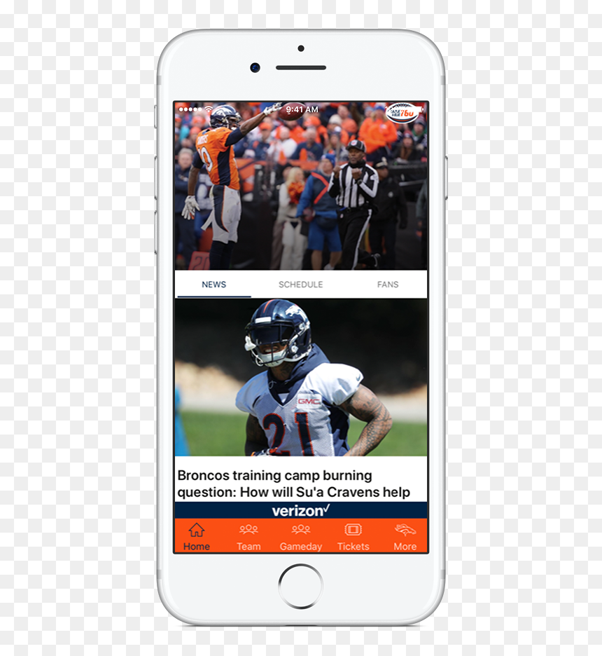 Smartphone, HD Png Download - denver broncos png