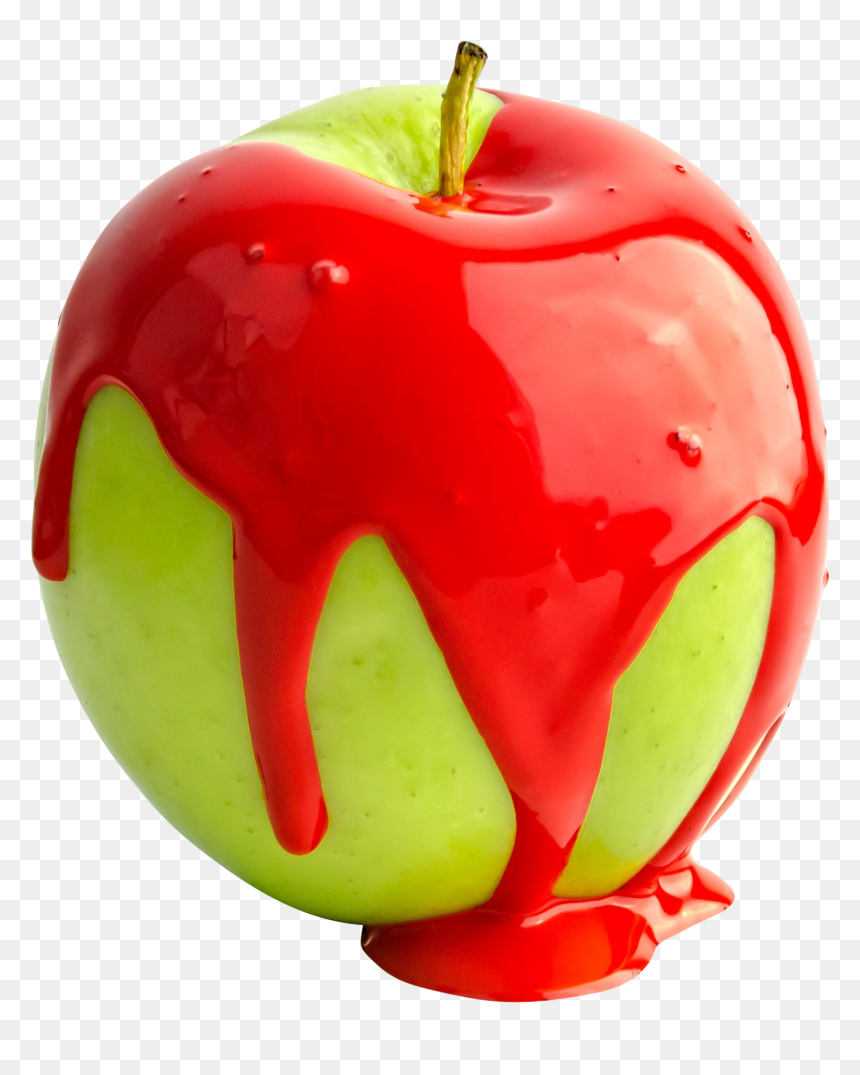 Red Paint On Apple - Apple Png Paint, Transparent Png - red paint png