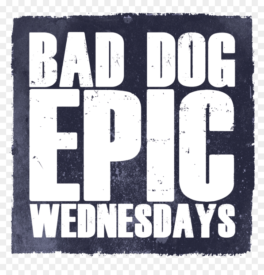 Epic Wednesday Lettering - Black-and-white, HD Png Download - wednesday png