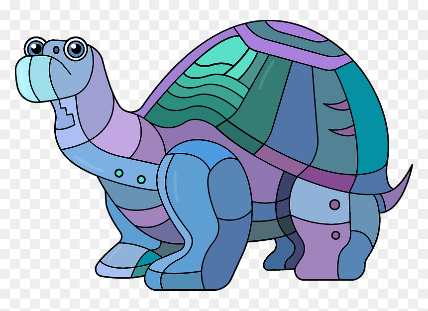 Steampunk Turtle Clipart - Animal Figure, HD Png Download - turtle clipart png