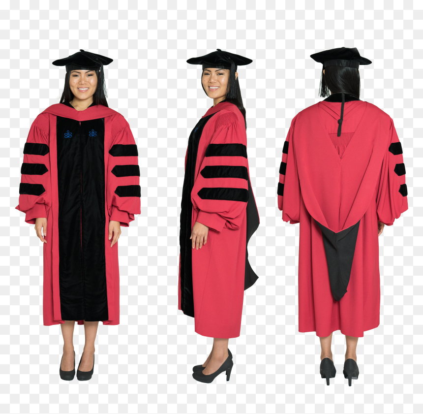 Harvard Doctoral Robes, HD Png Download - cap and gown png