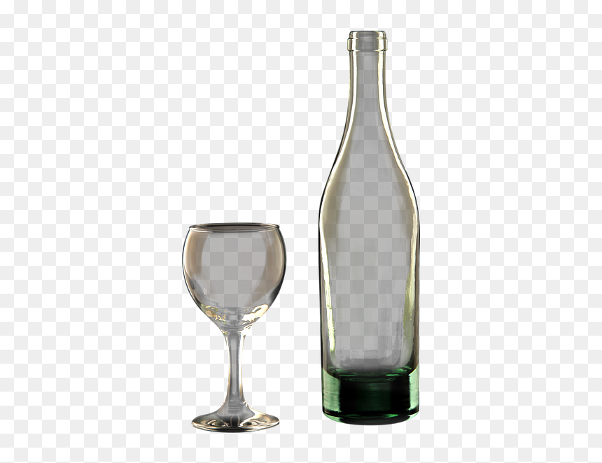 Glass Bottle, HD Png Download - bottle of wine png