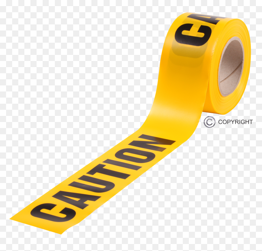 Yellow Tape Png - Plastic, Transparent Png - yellow tape png
